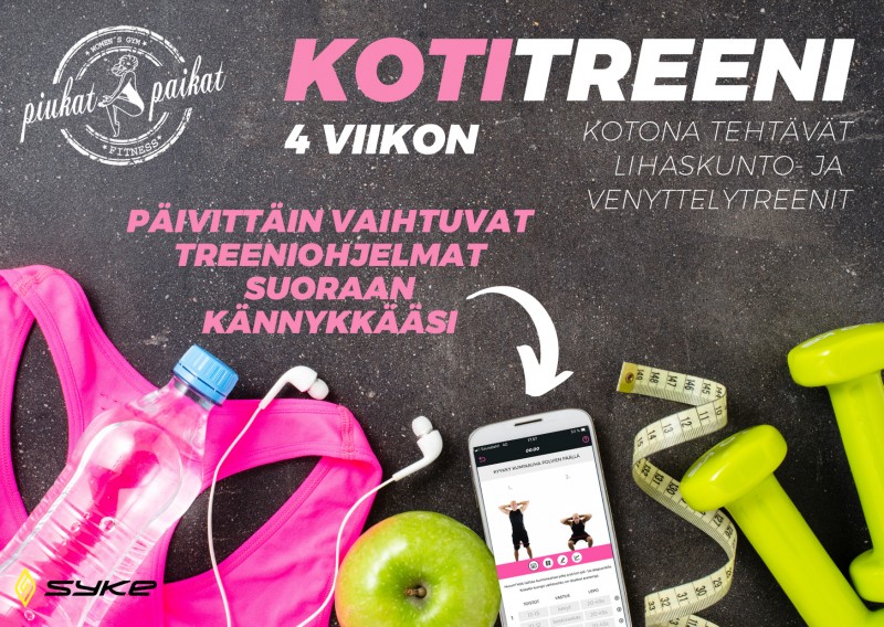 4 viikon Kotitreeni -valmennus 4 viikon Kotitreeni -valmennus
