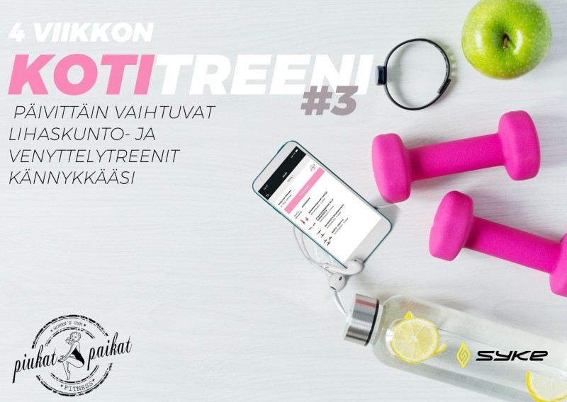 4 viikon Kotitreeni -valmennus #3 4 viikon Kotitreeni -valmennus #3