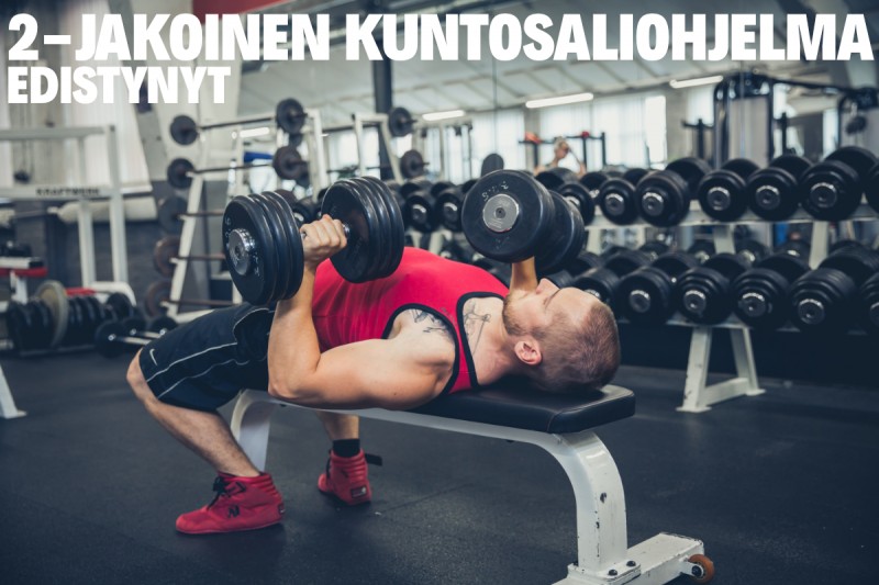 2- JAKOINEN KUNTOSALIOHJELMA, edistynyt 2- JAKOINEN KUNTOSALIOHJELMA, edistynyt