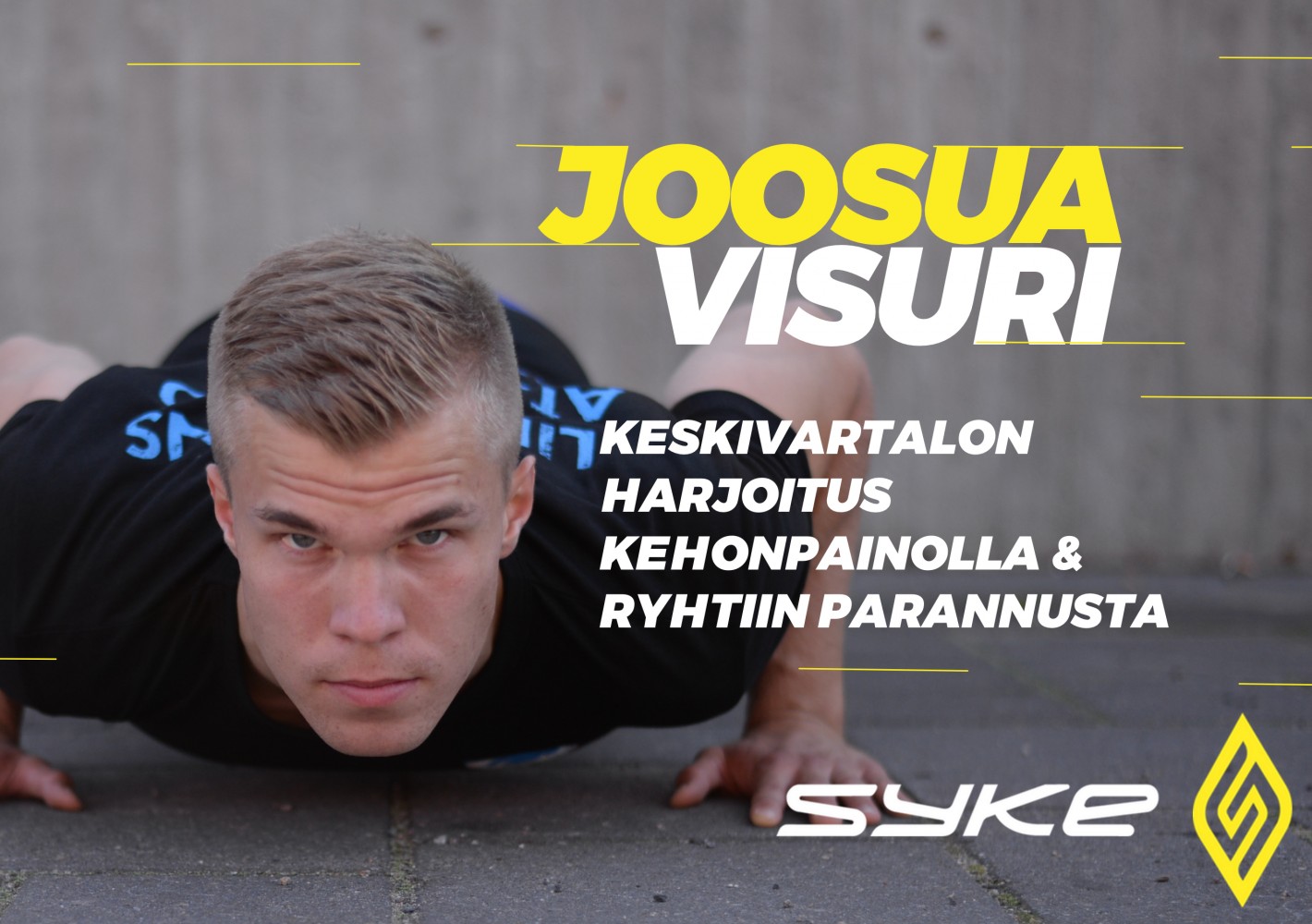 Keskivartalon harjoitus kehonpainolla - Ryhtiin parannusta by Joosua Visuri Keskivartalon harjoitus kehonpainolla - Ryhtiin parannusta by Joosua Visuri